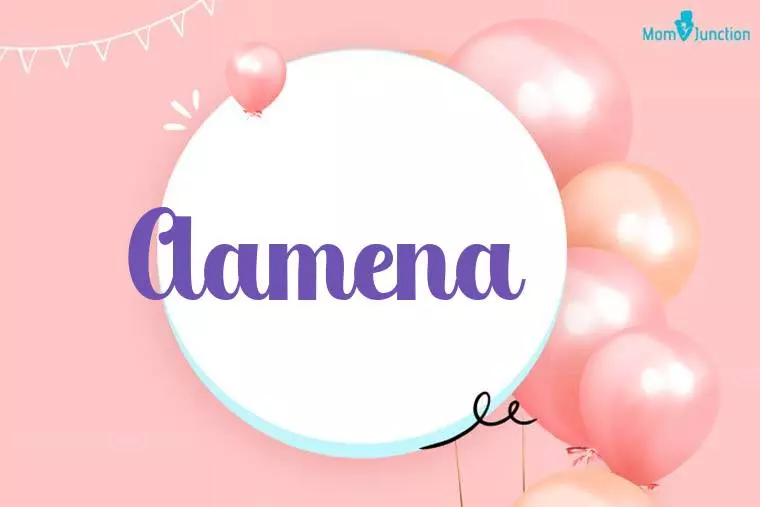 Aamena Birthday Wallpaper